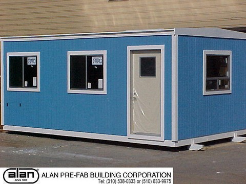 portable office, modular building, skid mounted building, prefab office, prefabricated building