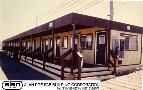 industrial and commercial prefabricated portable building, modular building, permanent installation, compliant to IBC, CBC, ADA. Factory direct from Los Angeles California