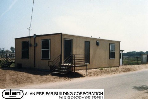 industrial and commercial prefabricated portable building, modular building, permanent installation, compliant to IBC, CBC, ADA. Factory direct from Los Angeles California