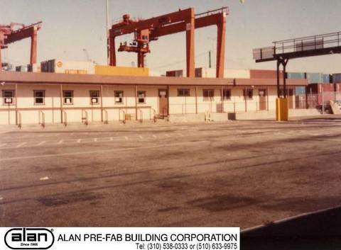 industrial and commercial prefabricated portable building, modular building, permanent installation, compliant to IBC, CBC, ADA. Factory direct from Los Angeles California