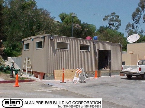 industrial and commercial prefabricated portable building, modular building, permanent installation, compliant to IBC, CBC, ADA. Factory direct from Los Angeles California