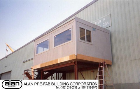 industrial and commercial prefabricated portable building, modular building, permanent installation, compliant to IBC, CBC, ADA. Factory direct from Los Angeles California