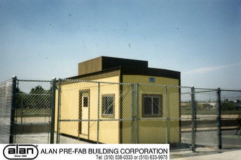 skid mounted air monitoring building