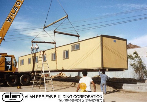 industrial and commercial prefabricated portable building, modular building, permanent installation, compliant to IBC, CBC, ADA. Factory direct from Los Angeles California