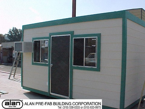 portable office buildiing skid mounte