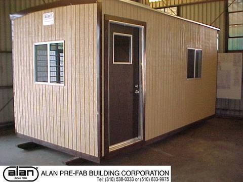 portable office buildiing skid mounte