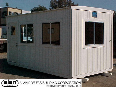 portable office buildiing skid mounte