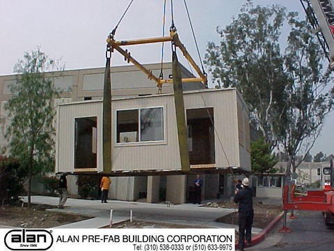 industrial and commercial prefabricated portable building, modular building, permanent installation, compliant to IBC, CBC, ADA. Factory direct from Los Angeles California