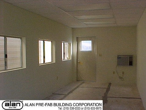 industrial and commercial prefabricated portable building, modular building, permanent installation, compliant to IBC, CBC, ADA. Factory direct from Los Angeles California