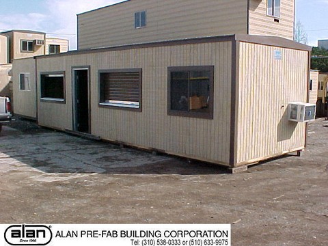 prefabricated vending building no floor style
