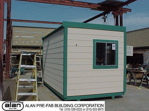 portable office buildiing skid mounte