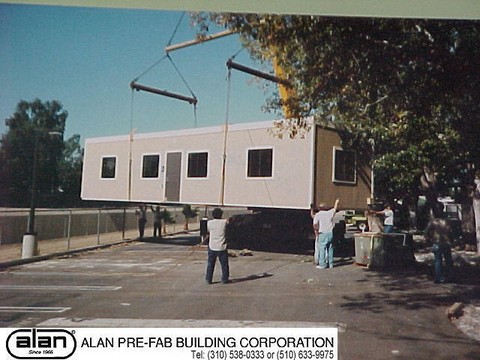 industrial and commercial prefabricated portable building, modular building, permanent installation, compliant to IBC, CBC, ADA. Factory direct from Los Angeles California