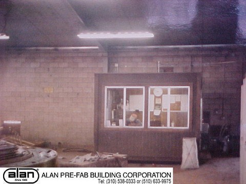 prefabricated receiving office skid mounted