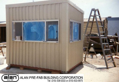 Steel frame industrial prefabricated portable building, SCADA, UPS enclosure, Control Room, compliant to IBC, CBC, ADA. Factory direct from Los Angeles California