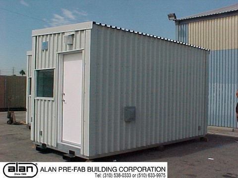 Steel frame industrial prefabricated portable building, SCADA, UPS enclosure, Control Room, compliant to IBC, CBC, ADA. Factory direct from Los Angeles California