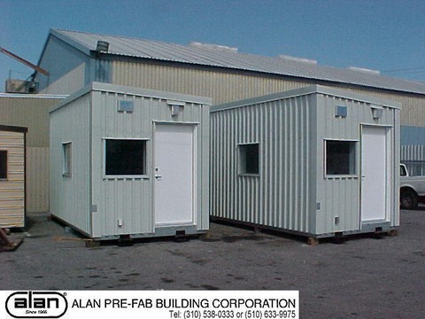 Steel frame industrial prefabricated portable building, SCADA, UPS enclosure, Control Room, compliant to IBC, CBC, ADA. Factory direct from Los Angeles California